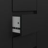 Komoda Simplicity 121 x 50 x 91 cm, černý mat