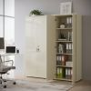 Vysoká skříň SimpleOffice 80 x 40 x 180 cm, bílá