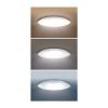LED stropní světlo odolné vůči vlhkosti WO823 - průměr 28 cm, bílá