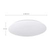 LED stropní světlo odolné vůči vlhkosti WO823 - průměr 28 cm, bílá