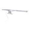 LED koupelnové osvětlení 3v1 WO827, 40 cm, stříbrná