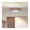 LED stropní světlo s dálkovým ovládáním Brownie nastavitelné - průměr 40 cm, hnědá