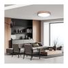 LED stropní světlo s dálkovým ovládáním Iron Oak nastavitelné - průměr 40 cm, hnědá
