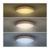 LED stropní světlo s dálkovým ovládáním Iron Oak nastavitelné - průměr 40 cm, hnědá