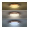 LED stropní světlo s dálkovým ovládáním Iron Oak nastavitelné - průměr 51 cm, hnědá