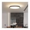 LED stropní světlo s dálkovým ovládáním Jamil nastavitelné - průměr 40 cm, černá