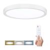 LED stropní světlo s dálkovým ovládáním Estela nastavitelné - průměr 50 cm, bílá