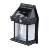 LED solární nástěnné světlo WL918, černá
