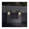 LED venkovní světlo WO749 - ovál 26 x 13,5 cm, šedá
