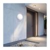 LED venkovní světlo WO779 nastavitelné - kruh 22 cm, 2 kryty, černá / bílá