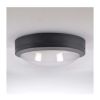 LED venkovní světlo WO781 Siena se senzorem - kruh 23 cm, šedá