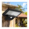 LED solární světlo WO7204 se senzorem, černá