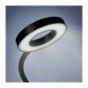 LED stolní lampička WO66 s klipem, černá
