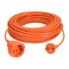 Prodlužovací kabel spojka 1Z - 20m, 2x1,5, oranžová