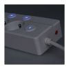 Prodlužovací kabel 6Z - 2m, vypínač, 3x1,0, bílá