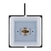 Zahradní sloupek 230V 2Z - PG05, s LED osvětlením, černá