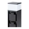 Zahradní sloupek 230V 2Z - PG13, s LED osvětlením, černá