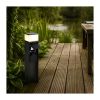 Zahradní sloupek 230V 2Z - PG13, s LED osvětlením, černá