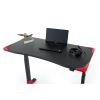 Výškově nastavitelný stůl OfficeTech Game, 120 x 60 cm, černá