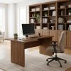 Ergonomický stůl Impress 160 x 90 cm, levý, ořech dijon