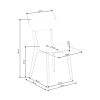 Jídelní židle Buggi, bílá / buk